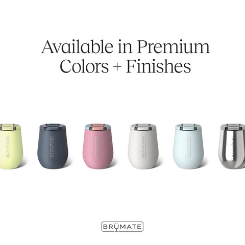 BrüMate Uncork'd MagFlip closure opens easily and stays open for sipping.