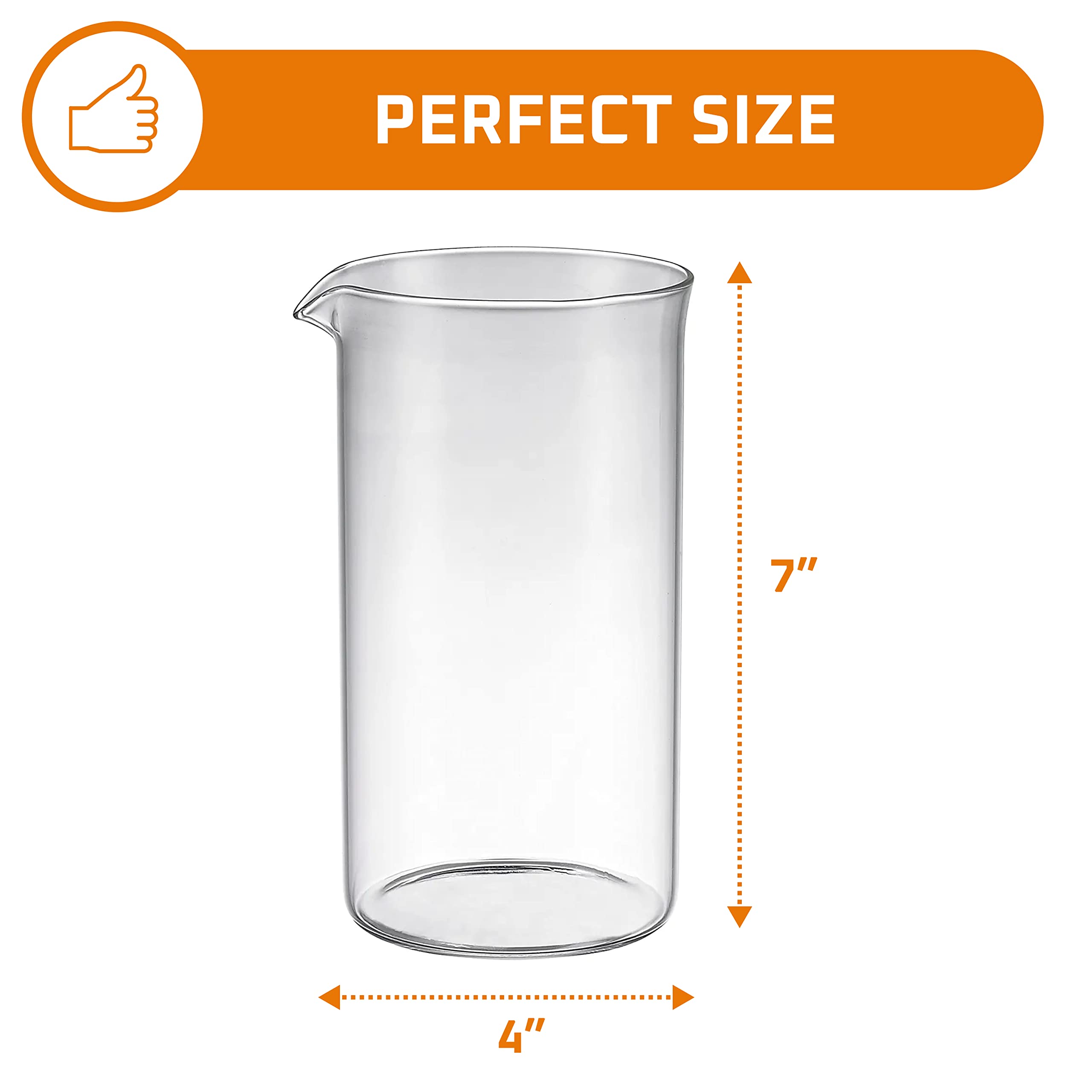 Bruntmor dishwasher safe carafe simplifies cleanup after meals and late-night brews.