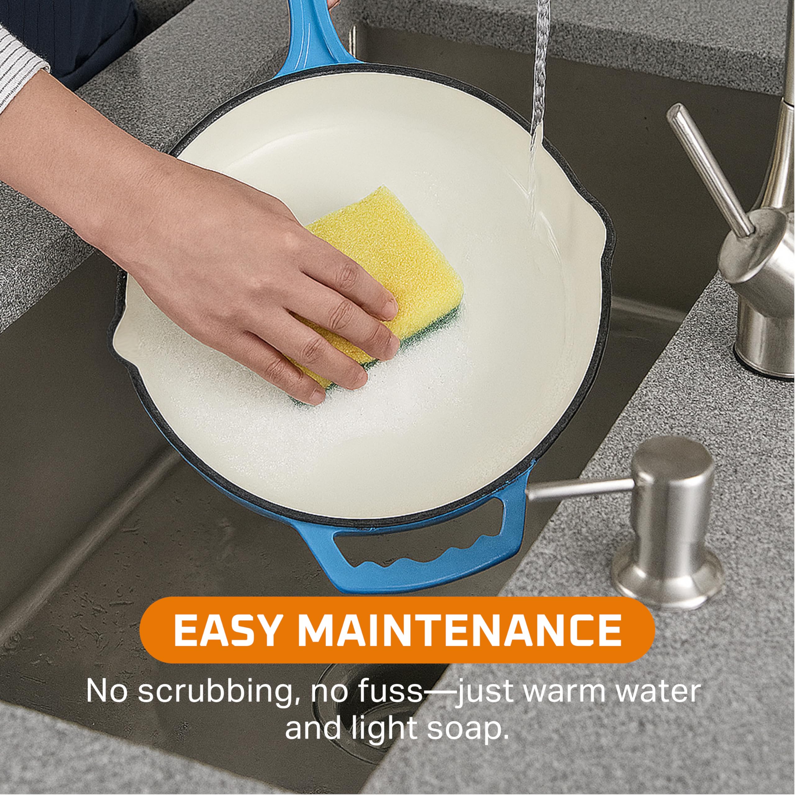 Bruntmor dual pouring spouts for controlled pours without spills