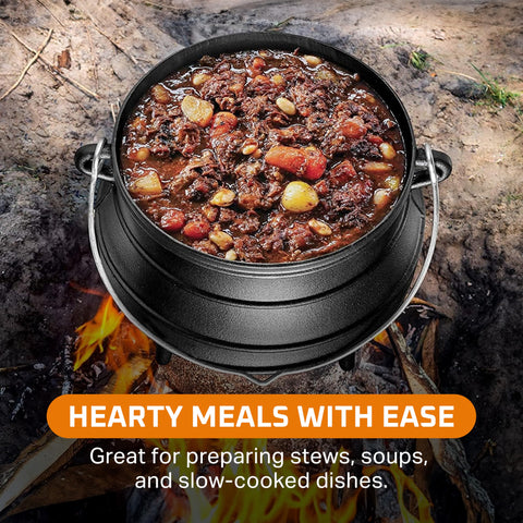 Bruntmor pre-seasoned cast iron for easy cleaning and storage.