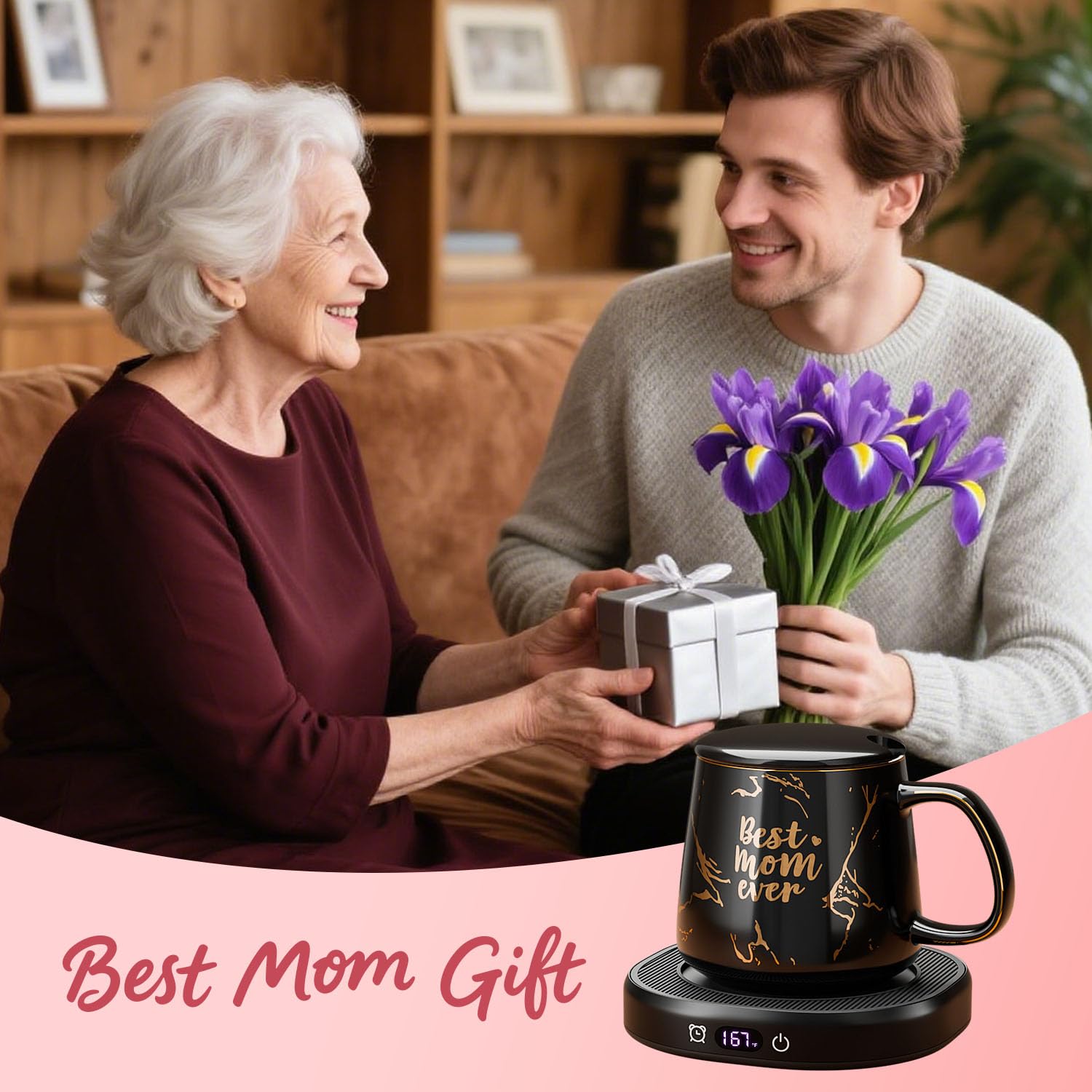 Bsigo Best Mom Ever mug as a Mother's Day gift idea.