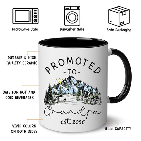 BSQUIELE grandparents-to-be design closeup, showcases the celebratory message for family moments