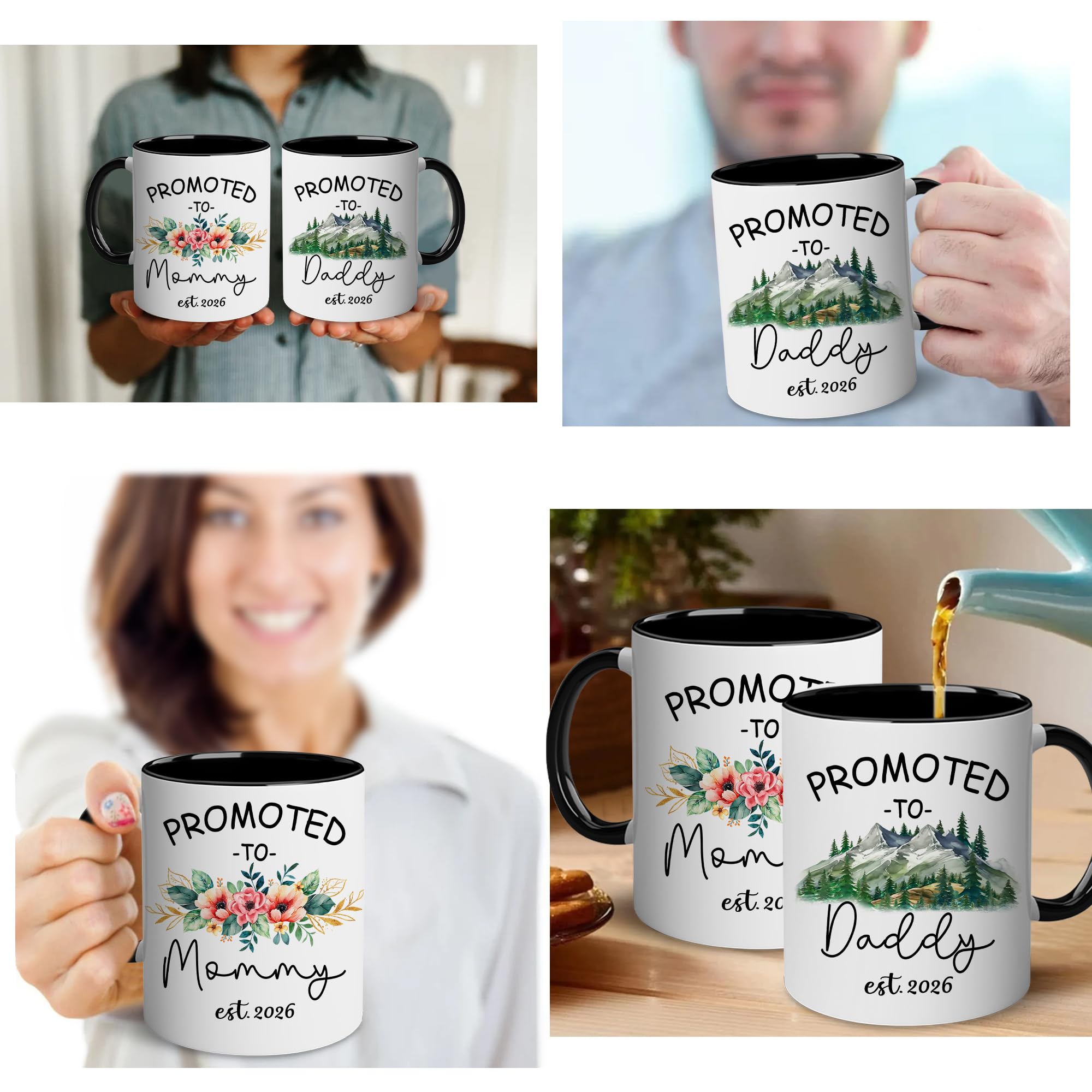 BSQUIELE Sturdy handle mugs for reliable daily coffee rituals.