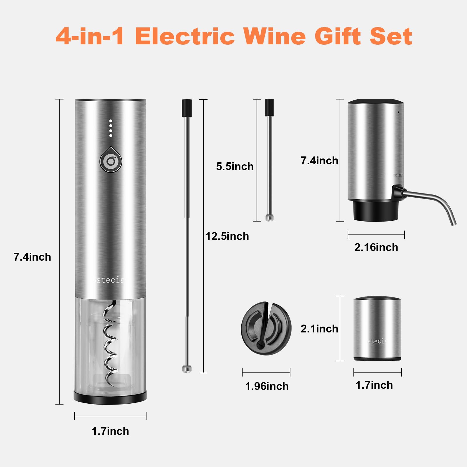 Bsteciar elegant home bar setup featuring a sleek wine opener.