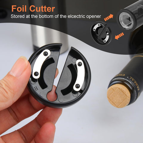 Bsteciar Type-C rechargeable cable for cordless wine opening sessions.
