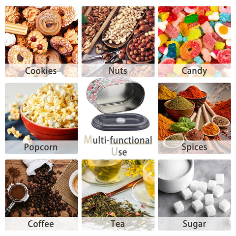 BSTKEY multi-functional storage for cookies, macarons, nuts, or tea.