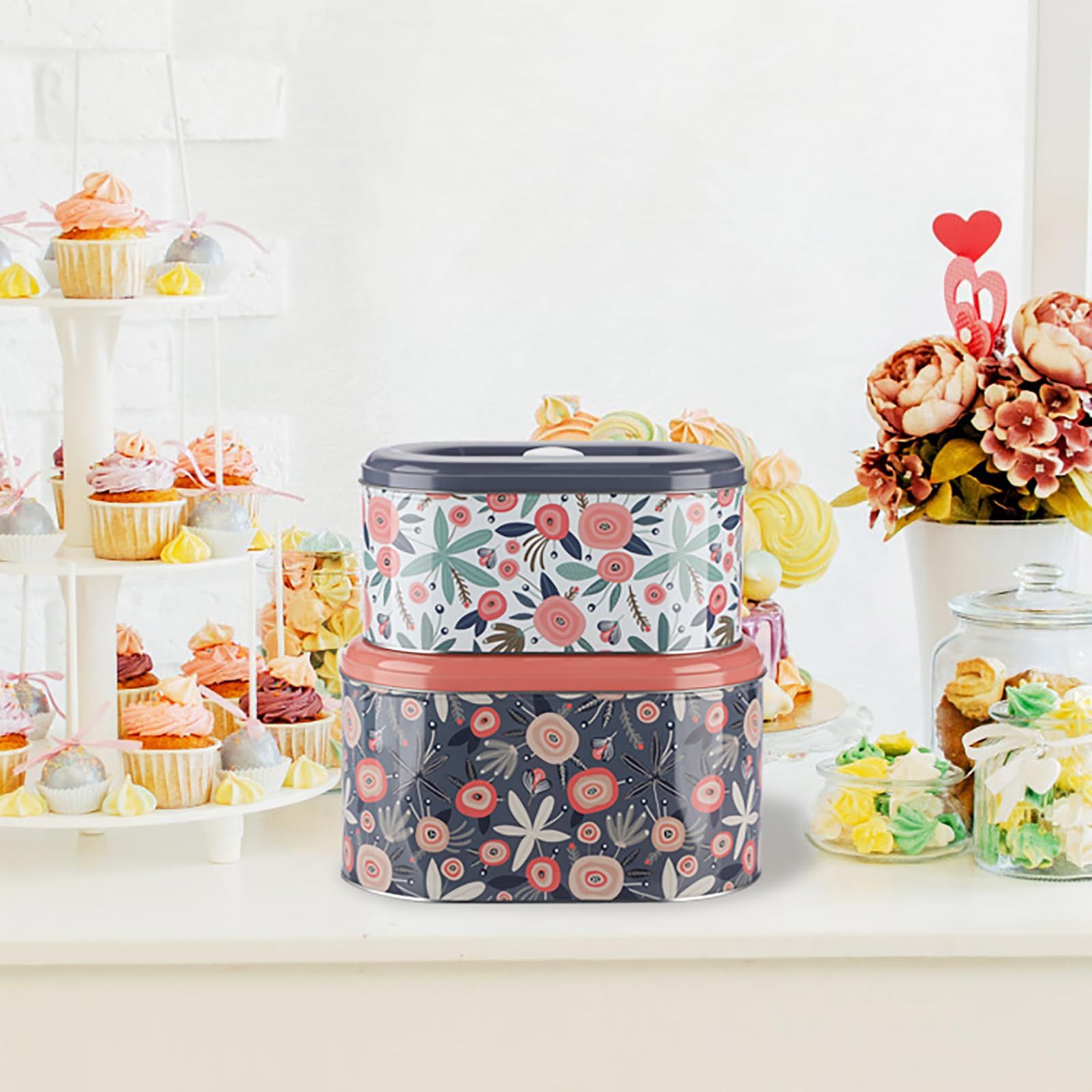 BSTKEY premium metal construction offers durable kitchen storage.