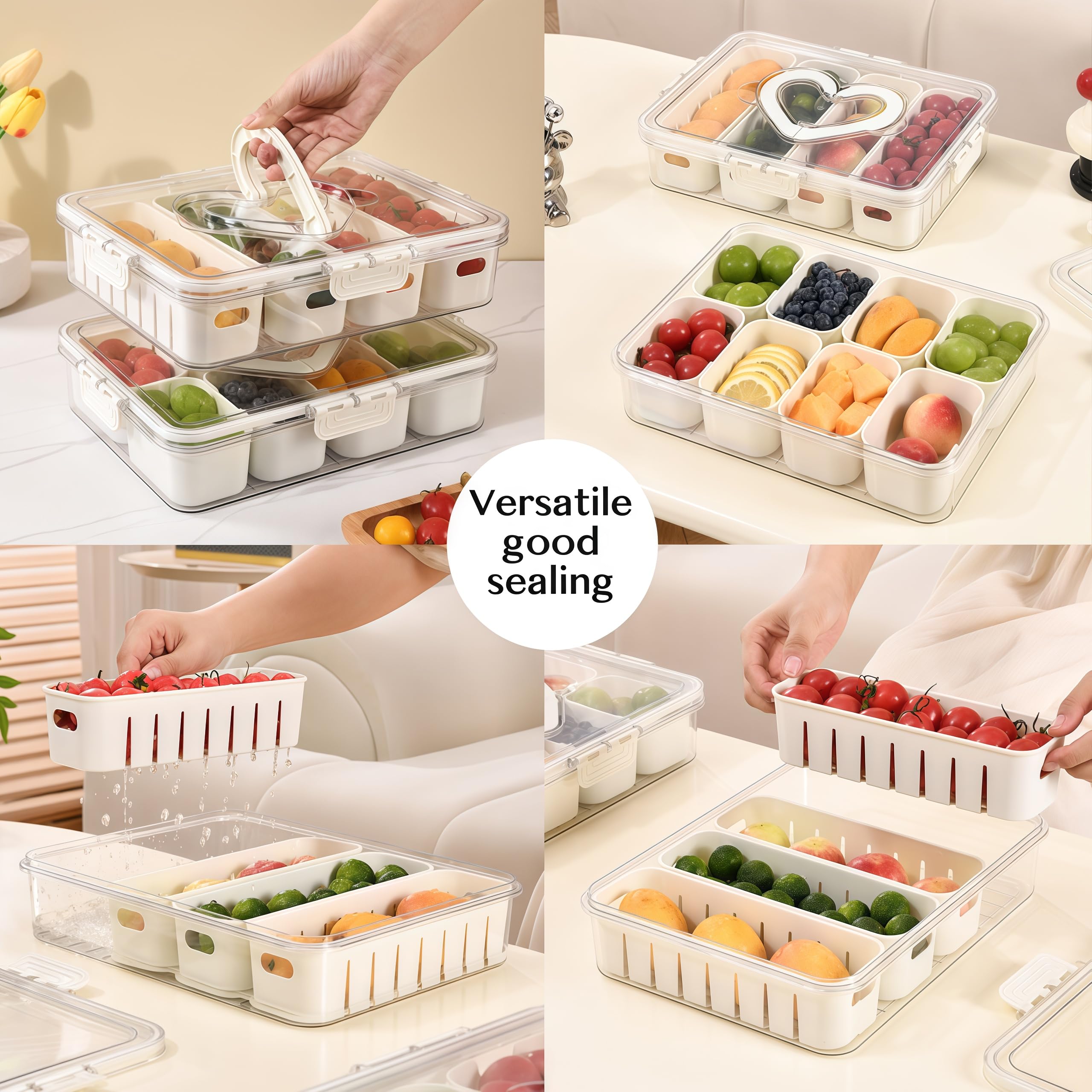 BSTUR Snackle Box fridge-safe storage for fresh snacks.
