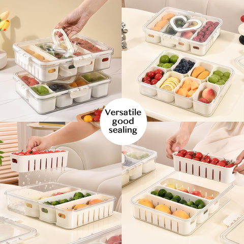 BSTUR Snackle Box fridge-safe storage for fresh snacks.