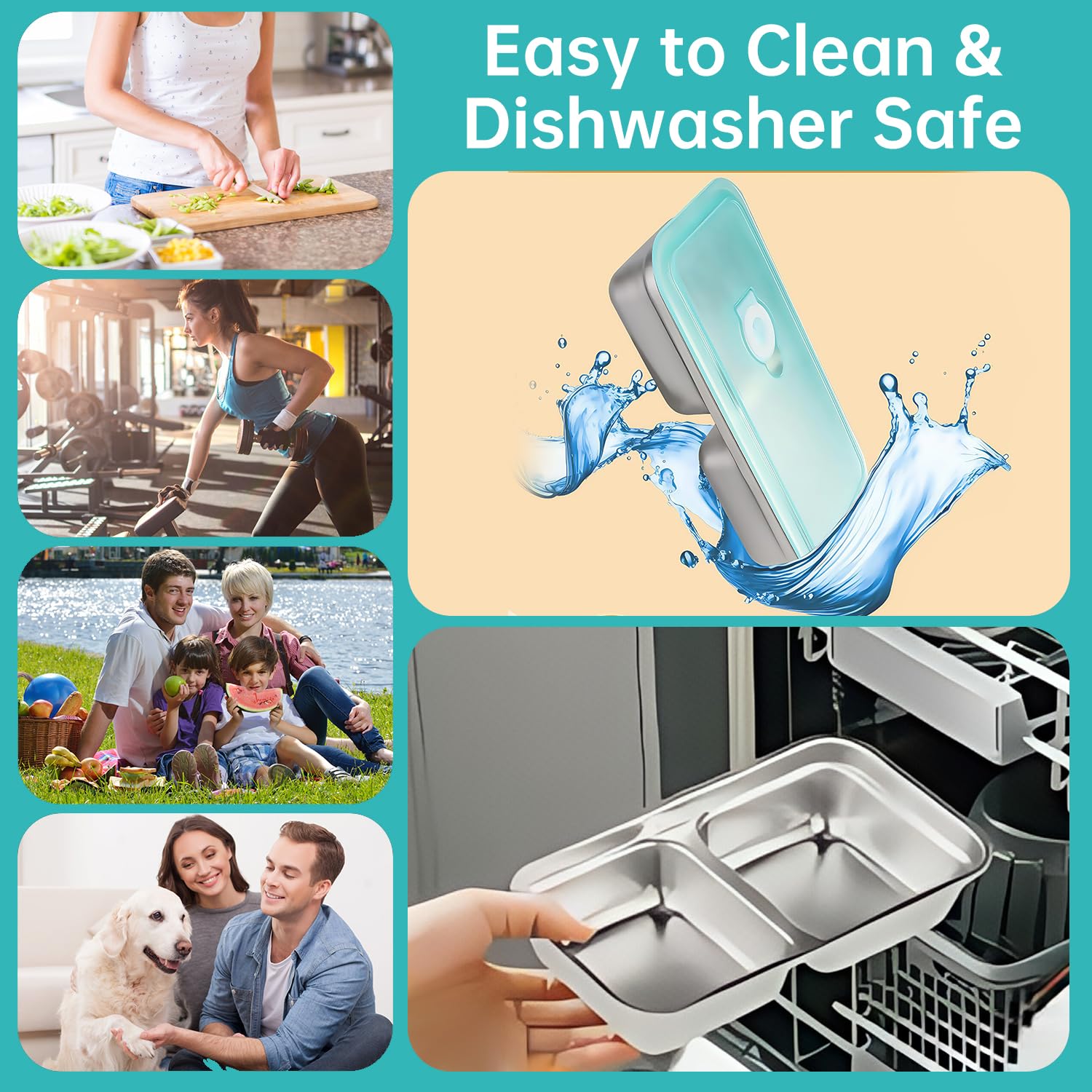 BSTUR portable meal prep box ideal for travel and on the go.