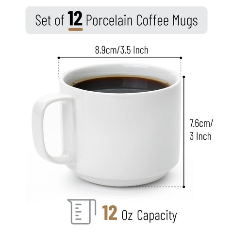 BTaT porcelain mug handle close-up shows comfortable grip for daily coffee.