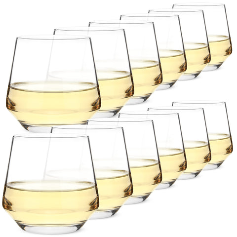 BTaT stemless wine glass close-up rim for comfortable sipping