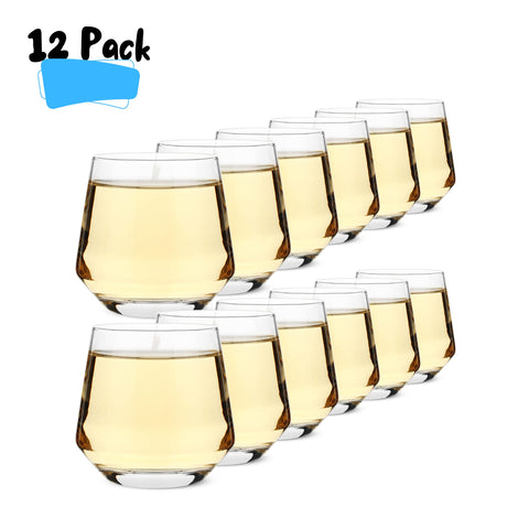 BTaT stemless wine glass stackable storage saving cabinet space