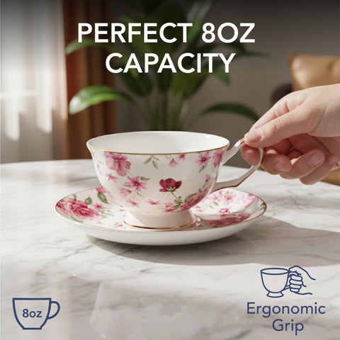 BTaT 8oz teacups provide a perfect brew size for your favorite tea rituals.