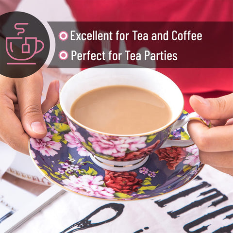 BTaT porcelain cups highlight a durable, smooth surface for pleasurable sips.