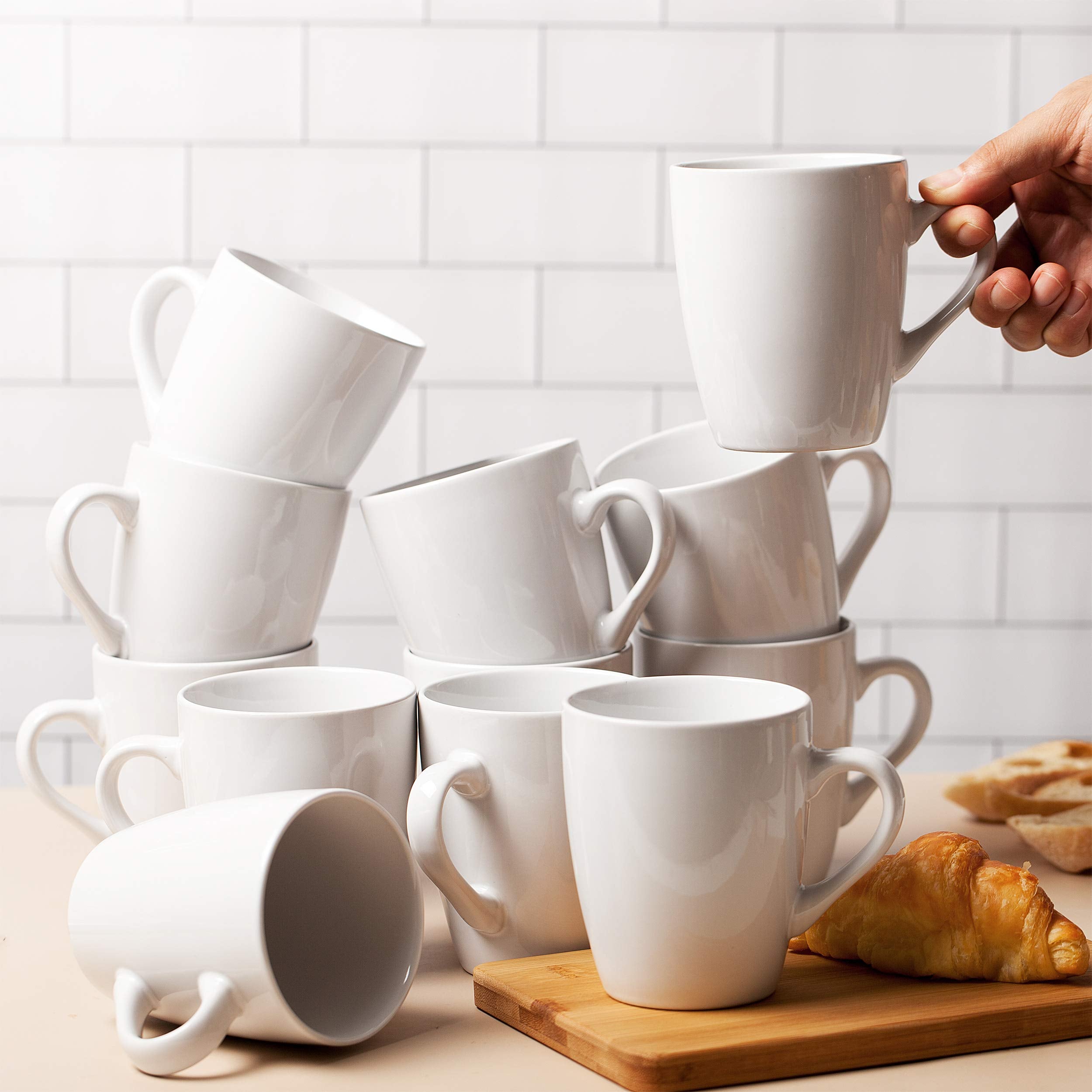 BTaT coffee mugs 12oz perfect for Christmas gifts or office starter set
