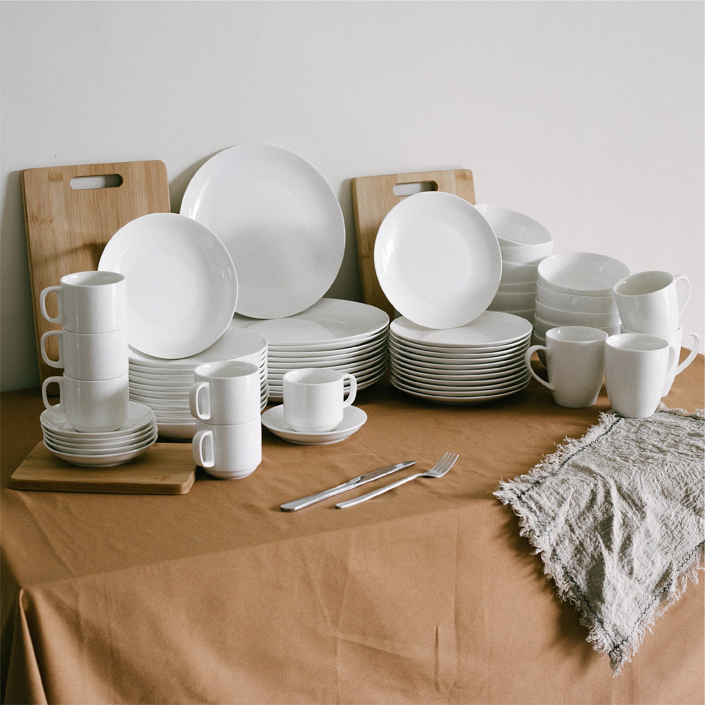 BTaT White Bowls versatile for desserts or noodle portions