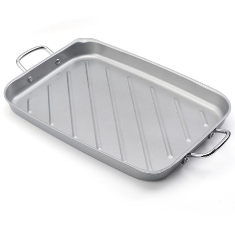BTCDR grill pan outdoor 11x15 for spacious grilling on outdoor grills.