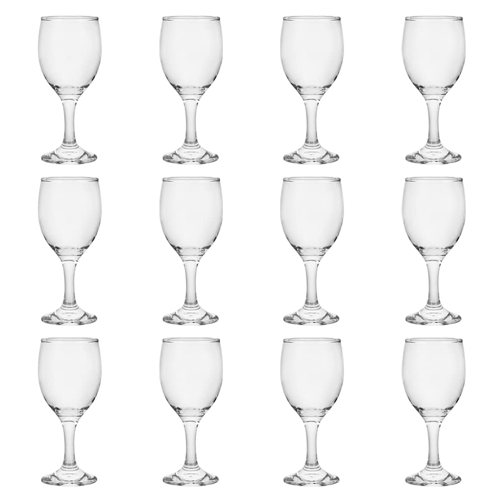 BTGLLAS 12pc 4oz wine glasses ideal for parties and tastings.