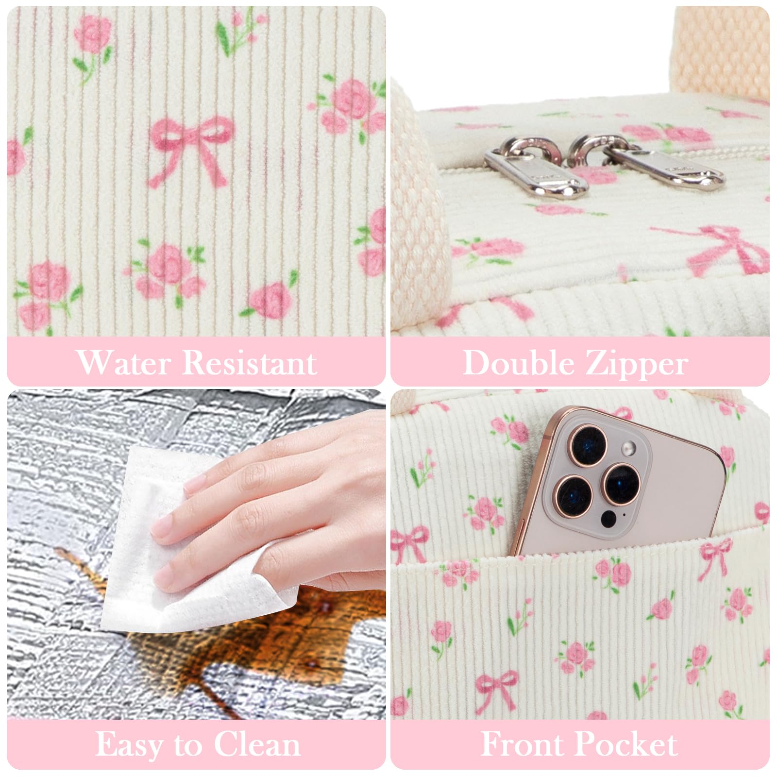 BTOOP easy-clean interior wipes down quickly after busy school days