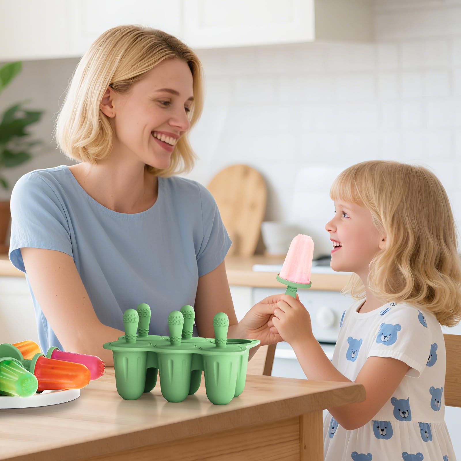 BTRFE easy-release pops for mess-free, kid-friendly frozen treats.
