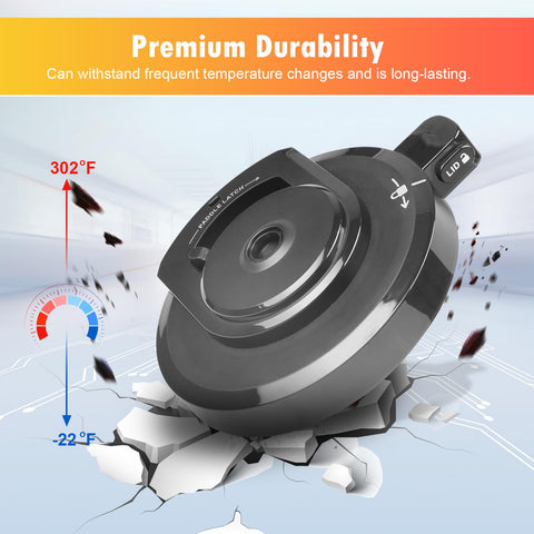 BTRSOLUS snap-fit outer bowl lid for Ninja CREAMi ensures fast, alignment-friendly installation.