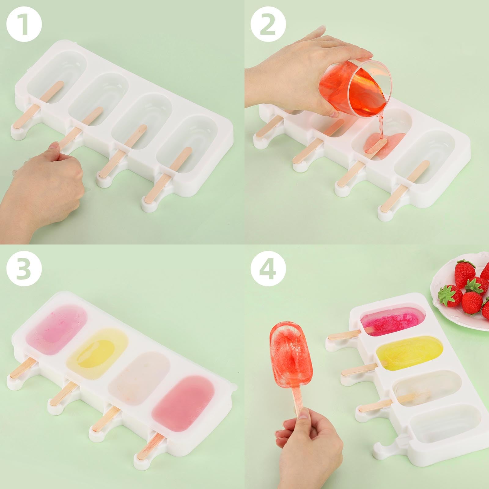 BTYMS dishwasher-safe design simplifies cleanup after family-friendly popsicles