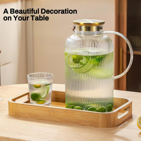 Buaic pitcher is dishwasher-safe for convenient cleanup.