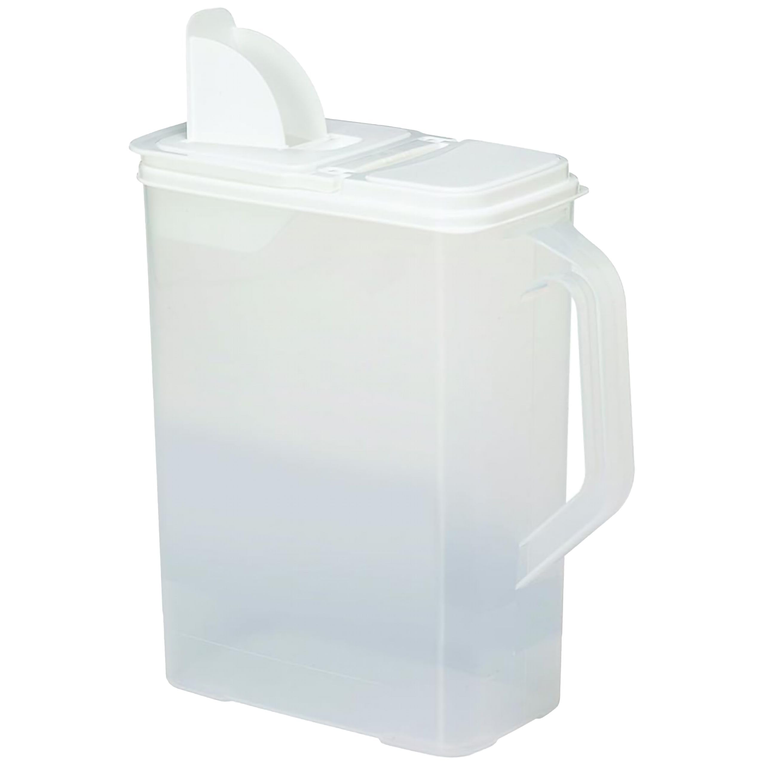 Buddeez 8-quart bulk container with clear body keeps dry goods visible and organized