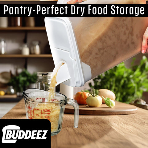 Buddeez EZ Grip Handle provides steady lifting and precise pouring