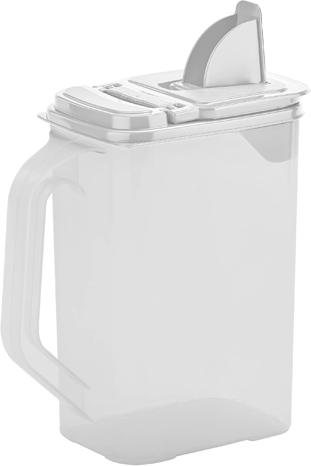 Buddeez kitchen pantry container with easy grip handle for mess-free pouring