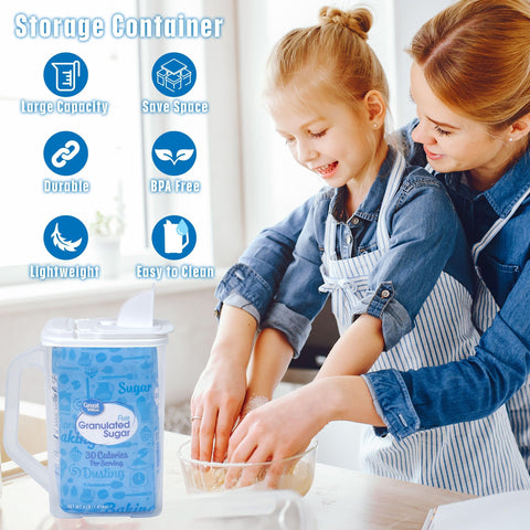 Buddeez sugar storage offers stackable design to save cabinet space