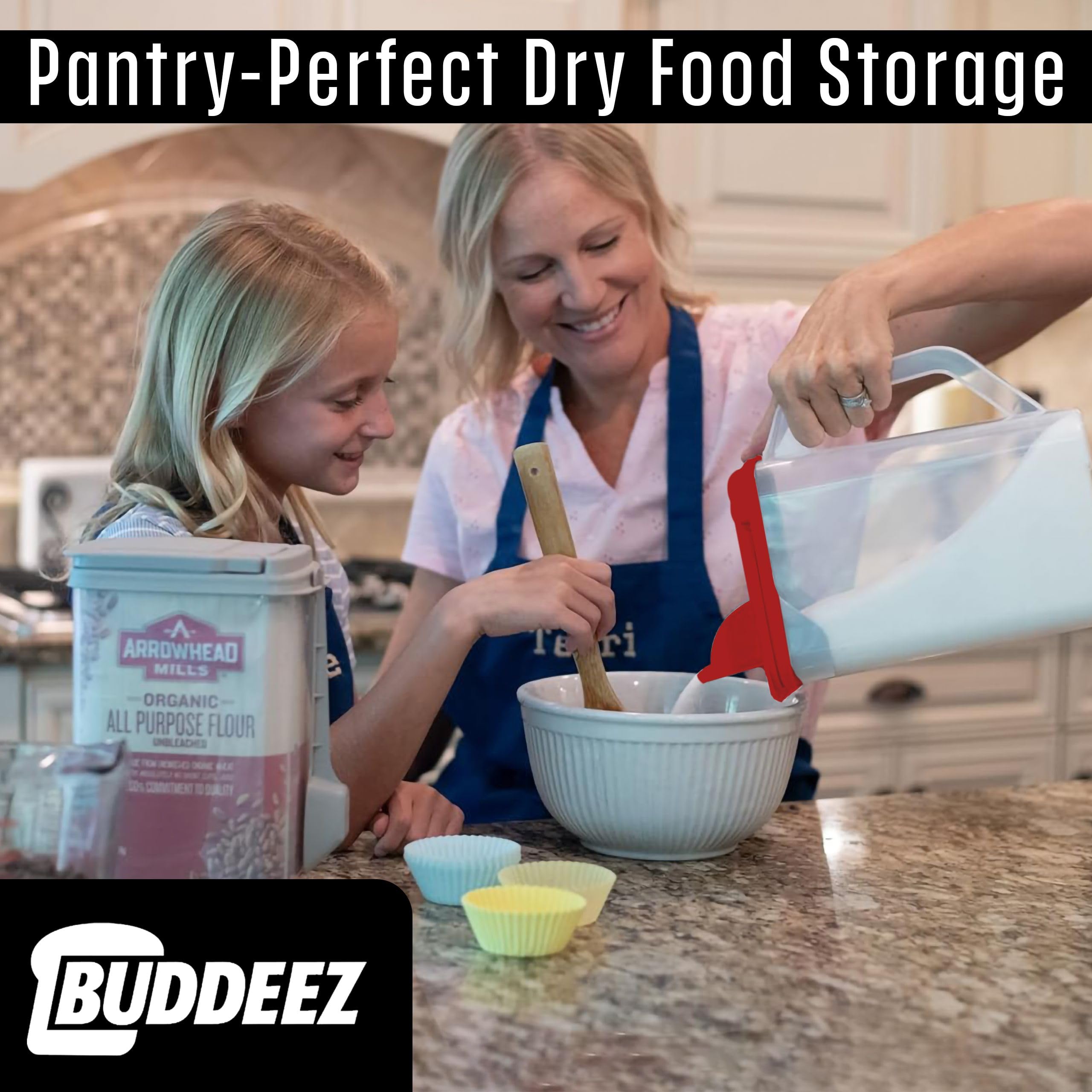 Buddeez transparent body lets you monitor ingredient levels at a glance