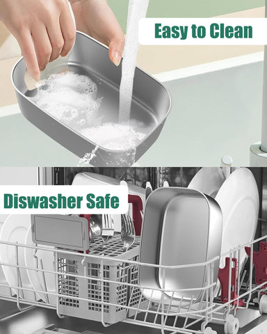 Buddew dishwasher-safe design for easy cleanup after meals.