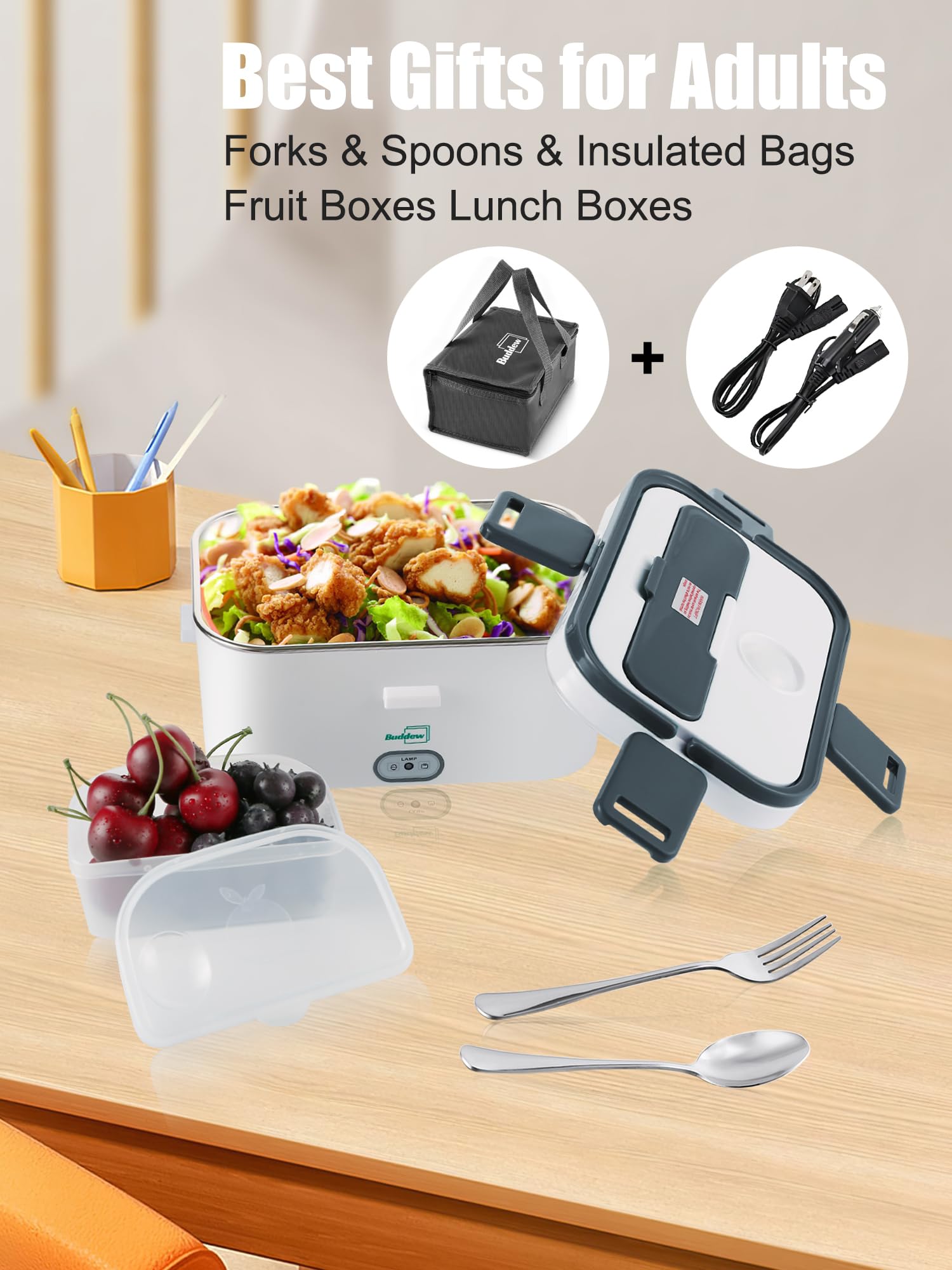 Buddew anti-shed dual-handle design enhances portability