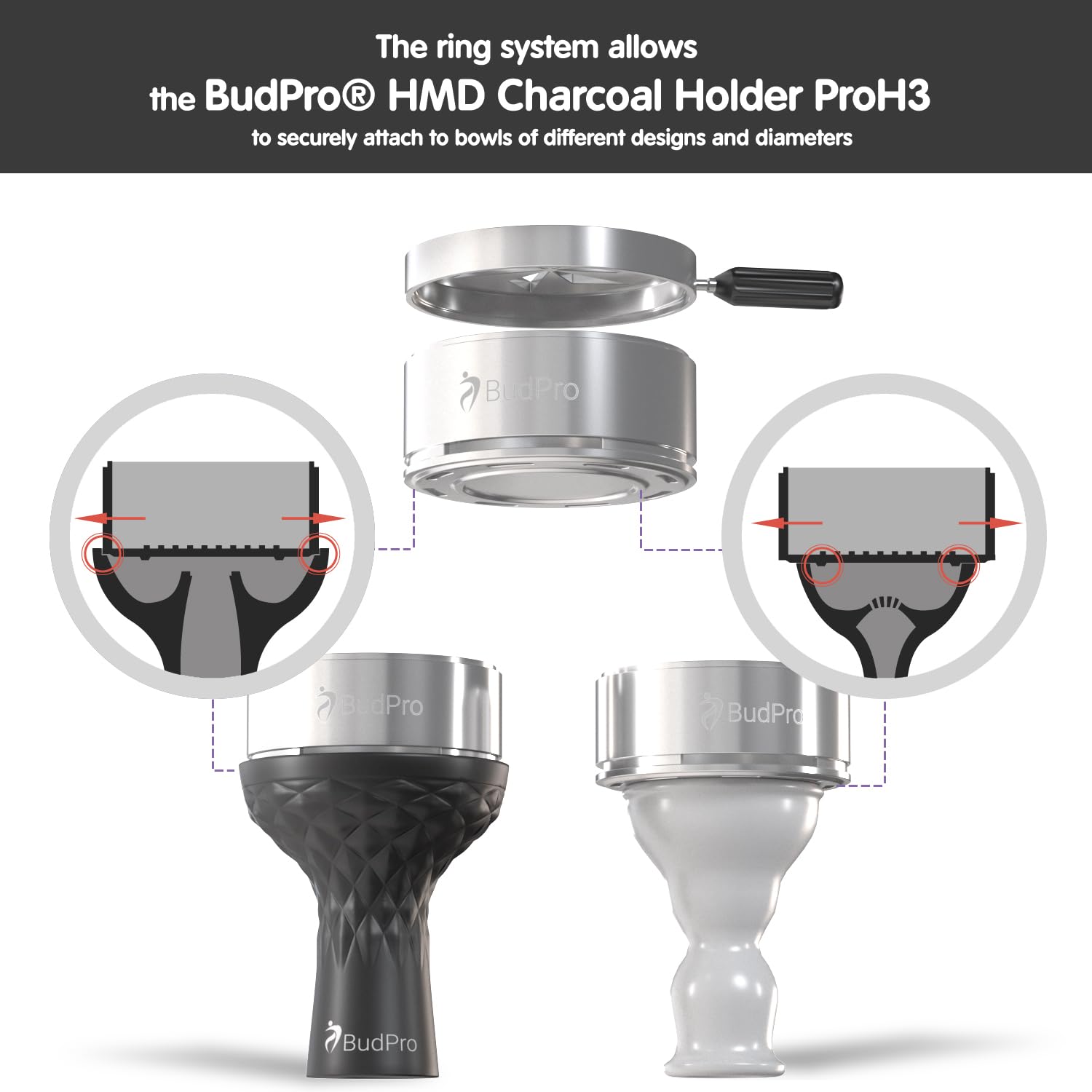 BudPro ProH3 easy-clean design minimizes ash exposure and cleanup.