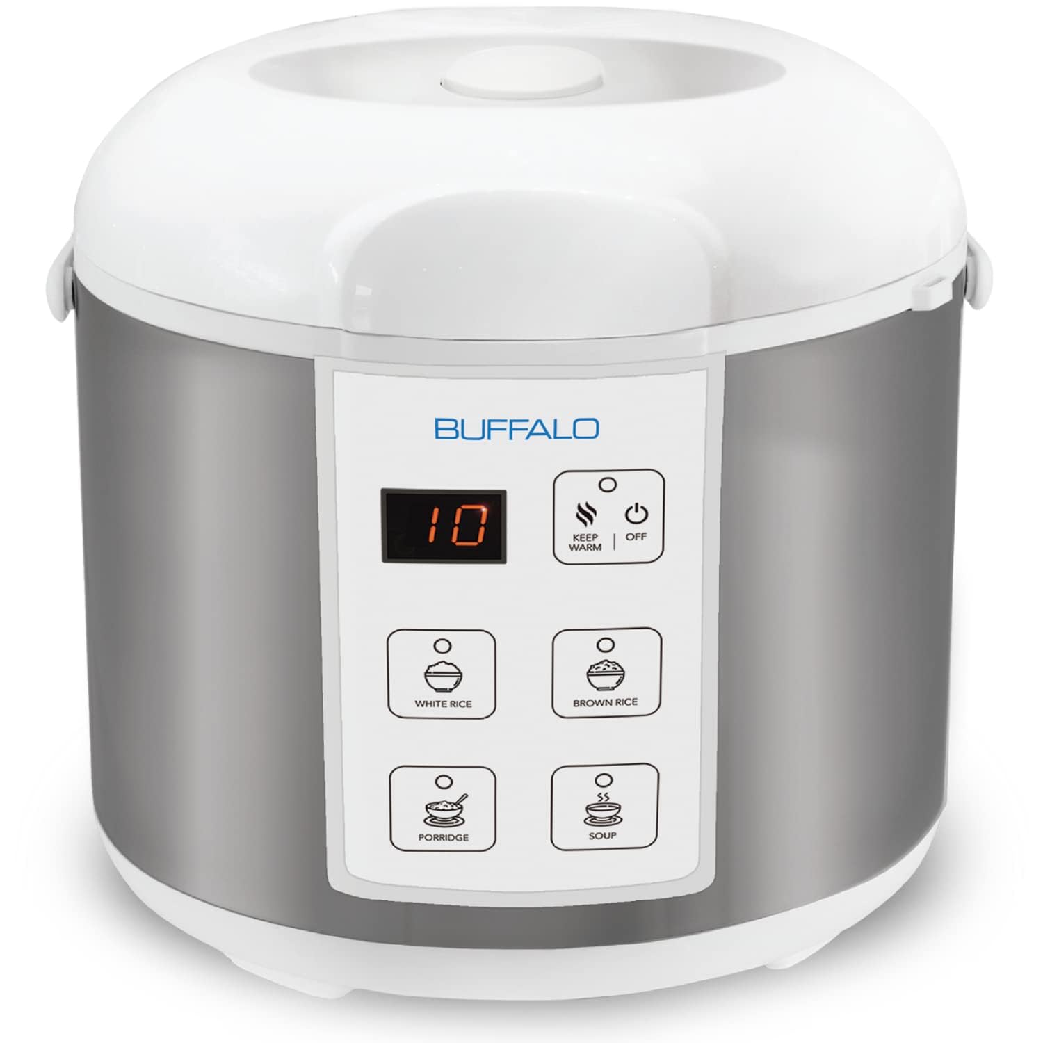 Buffalo Classic clad inner pot close-up showing scratch-resistant non-stick surface
