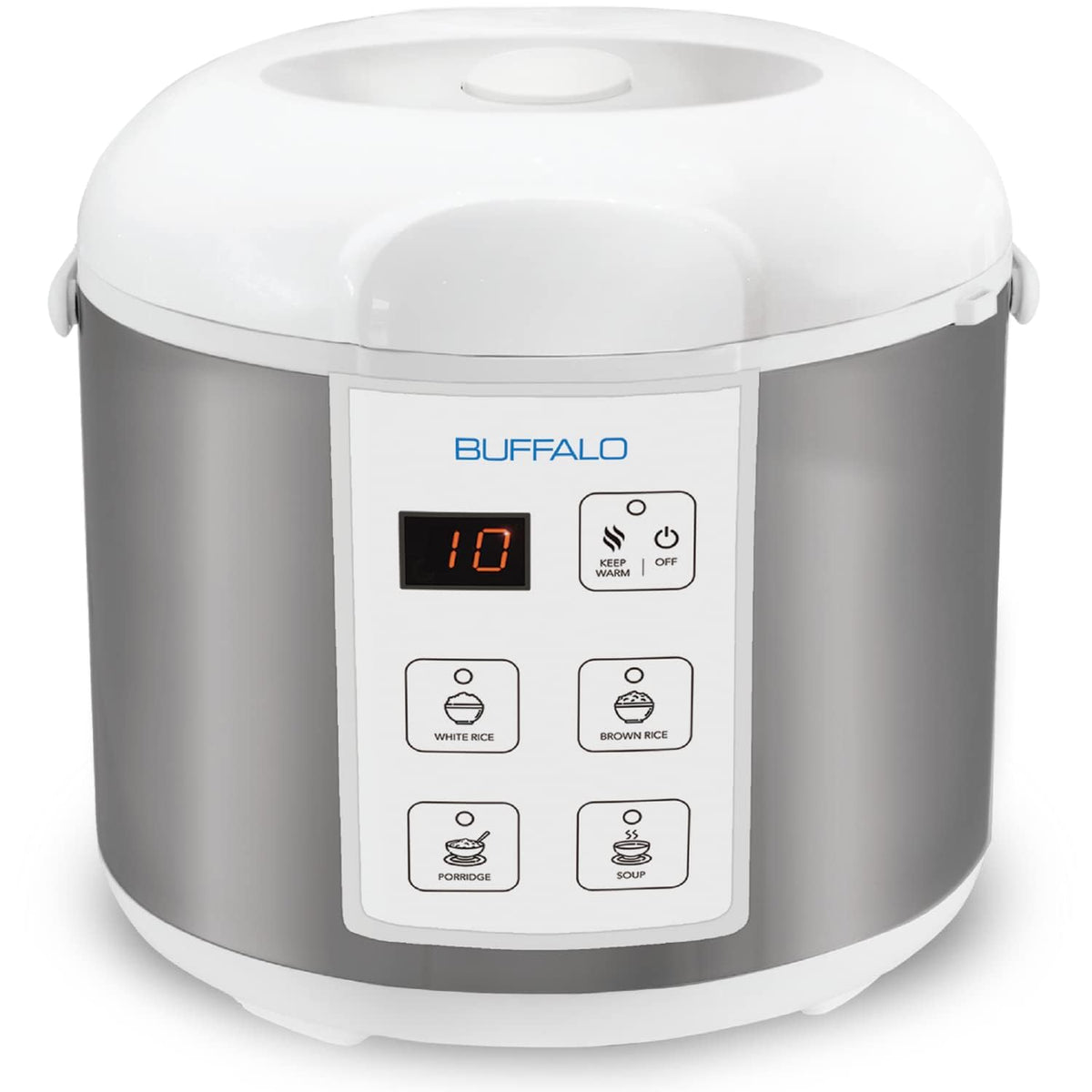 Buffalo Classic clad inner pot close-up showing scratch-resistant non-stick surface