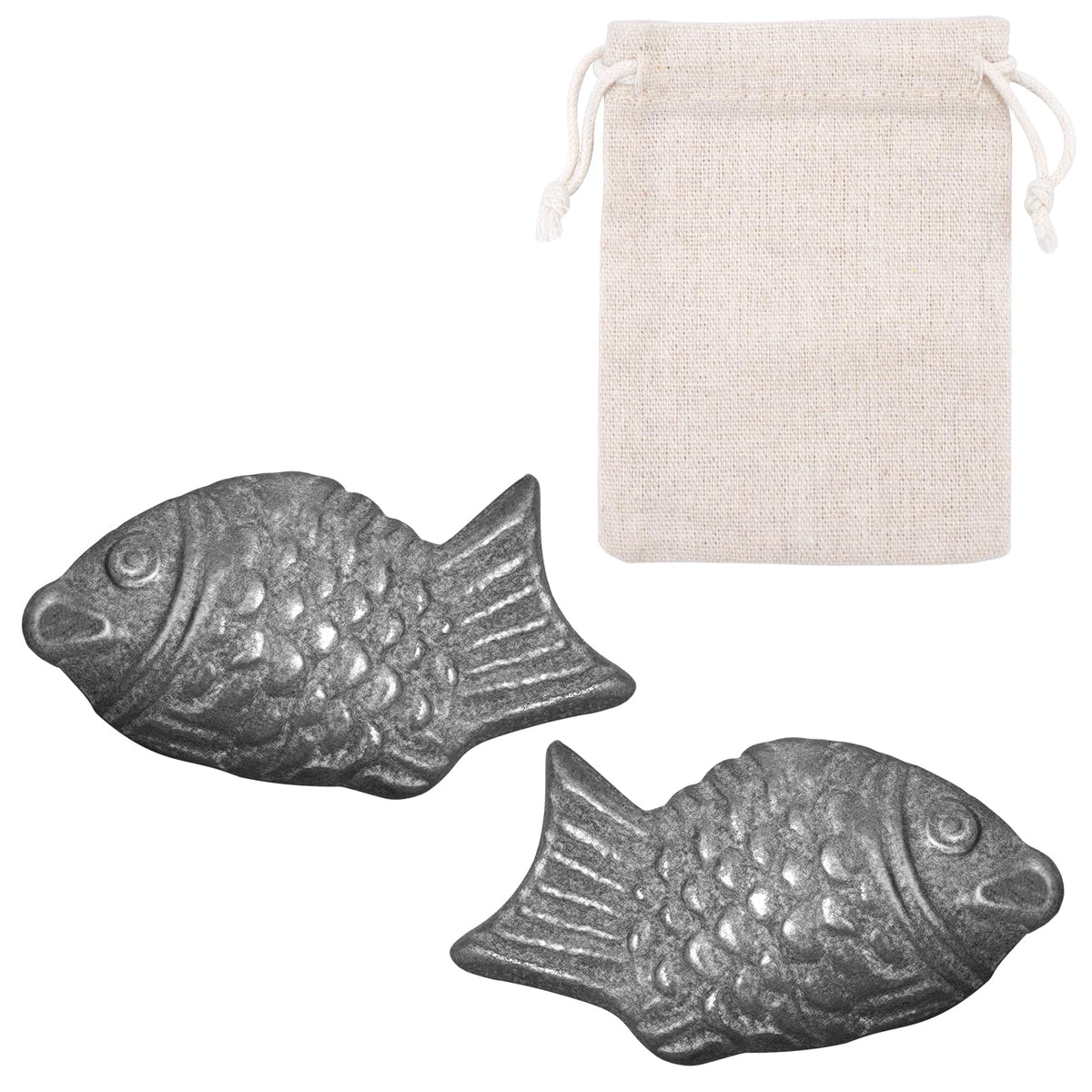 Buhobha Iron Fish in a saucepan releasing iron into soup for daily nutrition