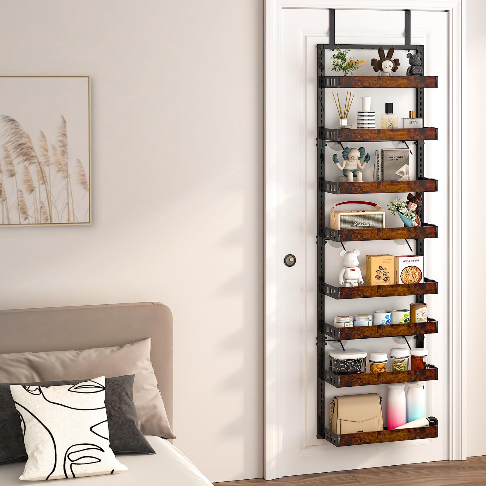 Bukfen kitchen storage keeps bottles and jars within reach