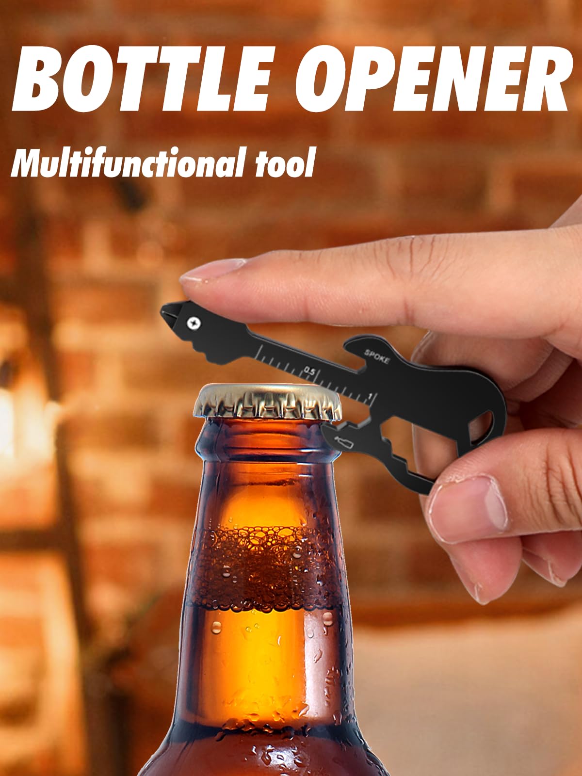Buleens guitar-shaped keychain with screwdrivers for quick fixes.