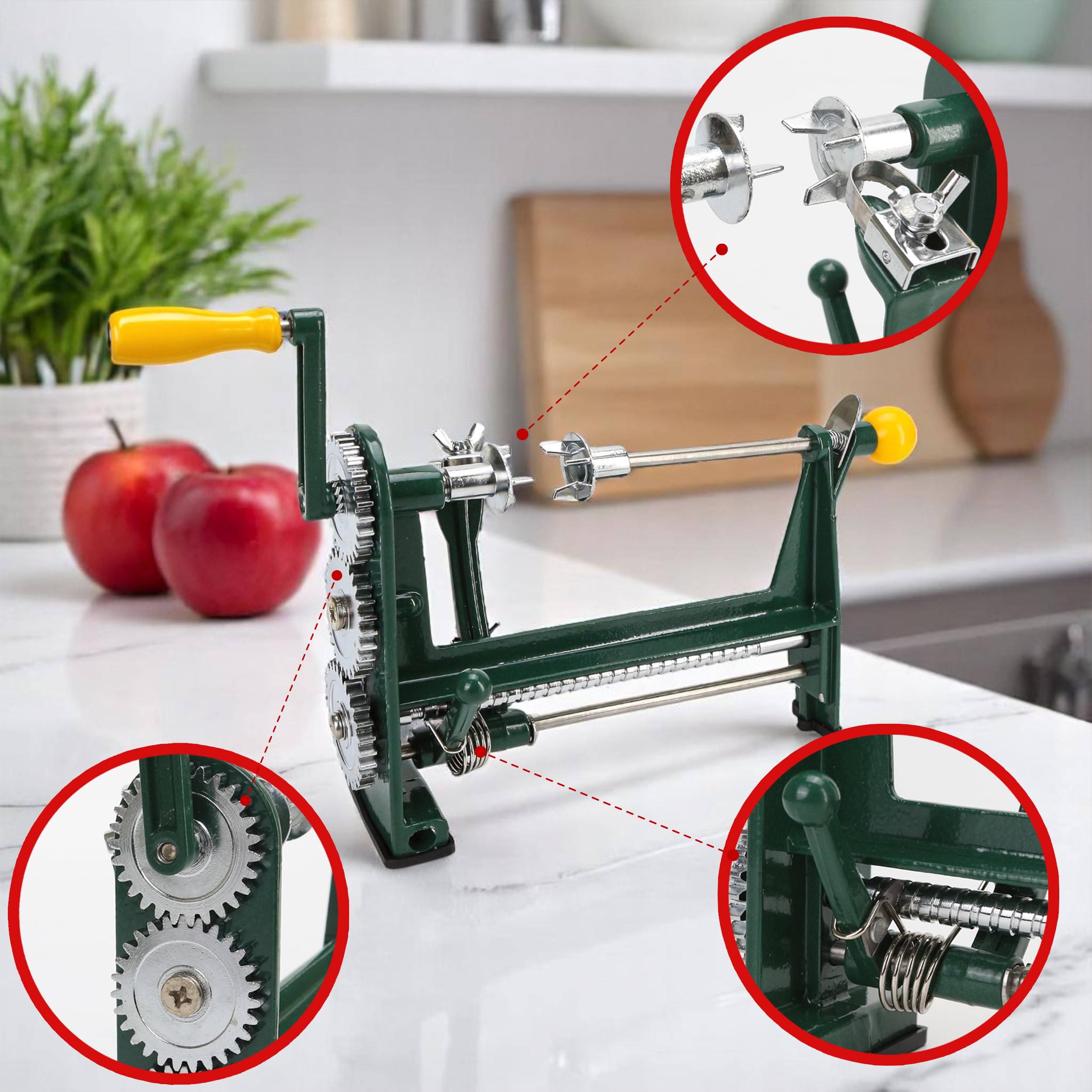 BuleVina desk or table mount setup for hands-free peeling
