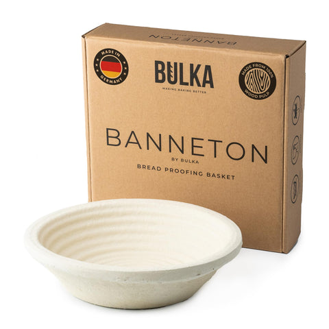 Bulka banneton round 9-inch 1kg capacity for perfect sourdough rise