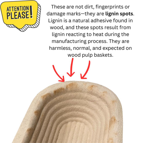 Bulka eco-friendly wood pulp banneton from German forests for sustainable baking