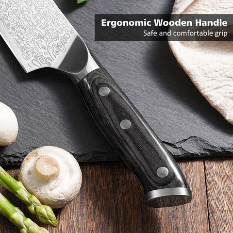 BULOFE full-tang triple-riveted design for balanced heaviness and control.