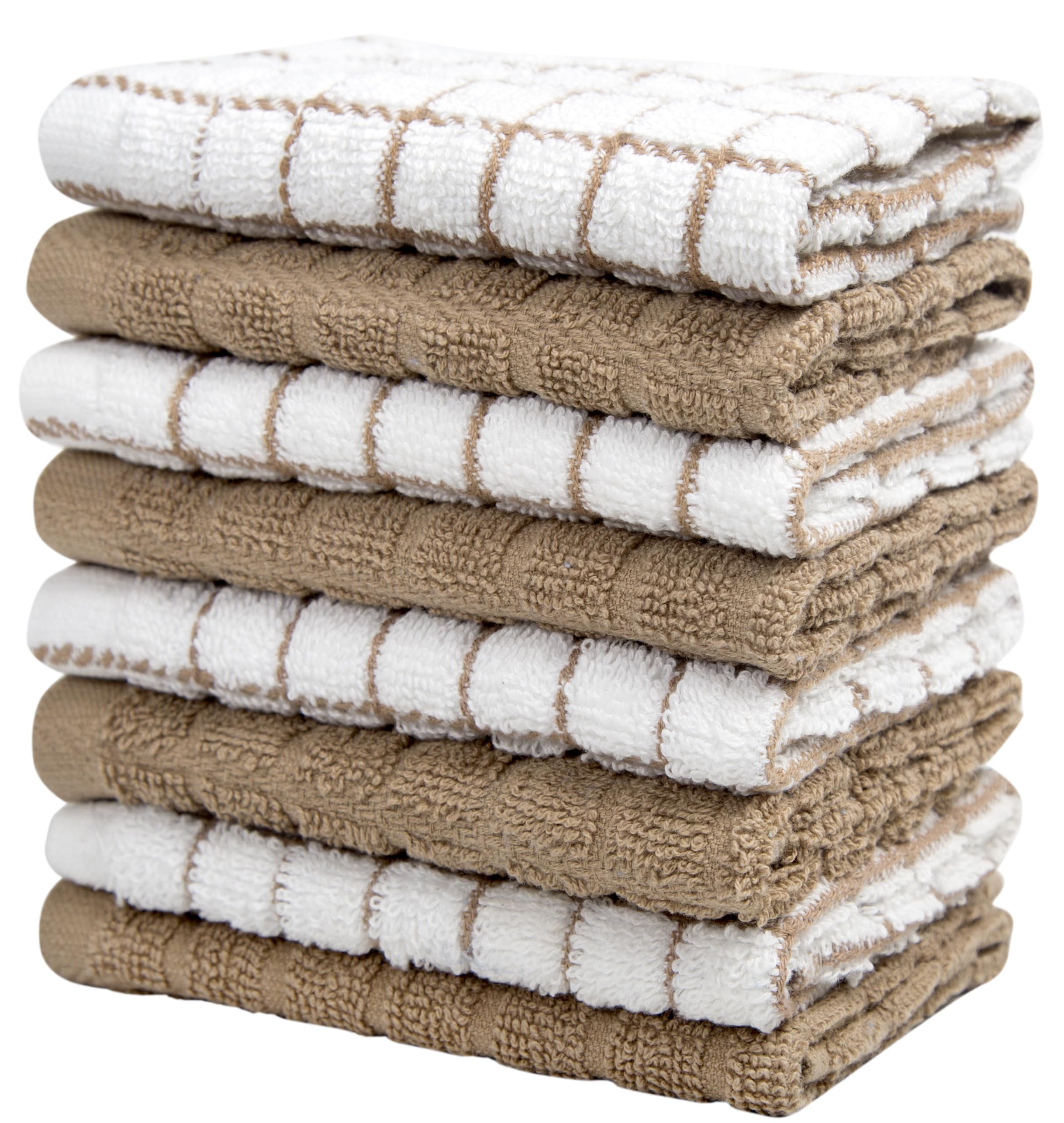 Bumble 12x12 kitchen towels ideal for drying dishes or wiping counters.