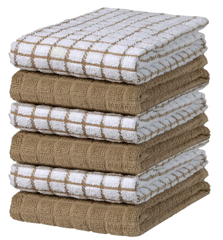 Bumble Kitchen Towels tan-16x28 are ideal for absorbent dish drying and quick cleanup.