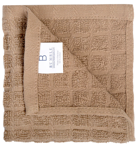 Bumble tote bag included with towels for gifting and travel.