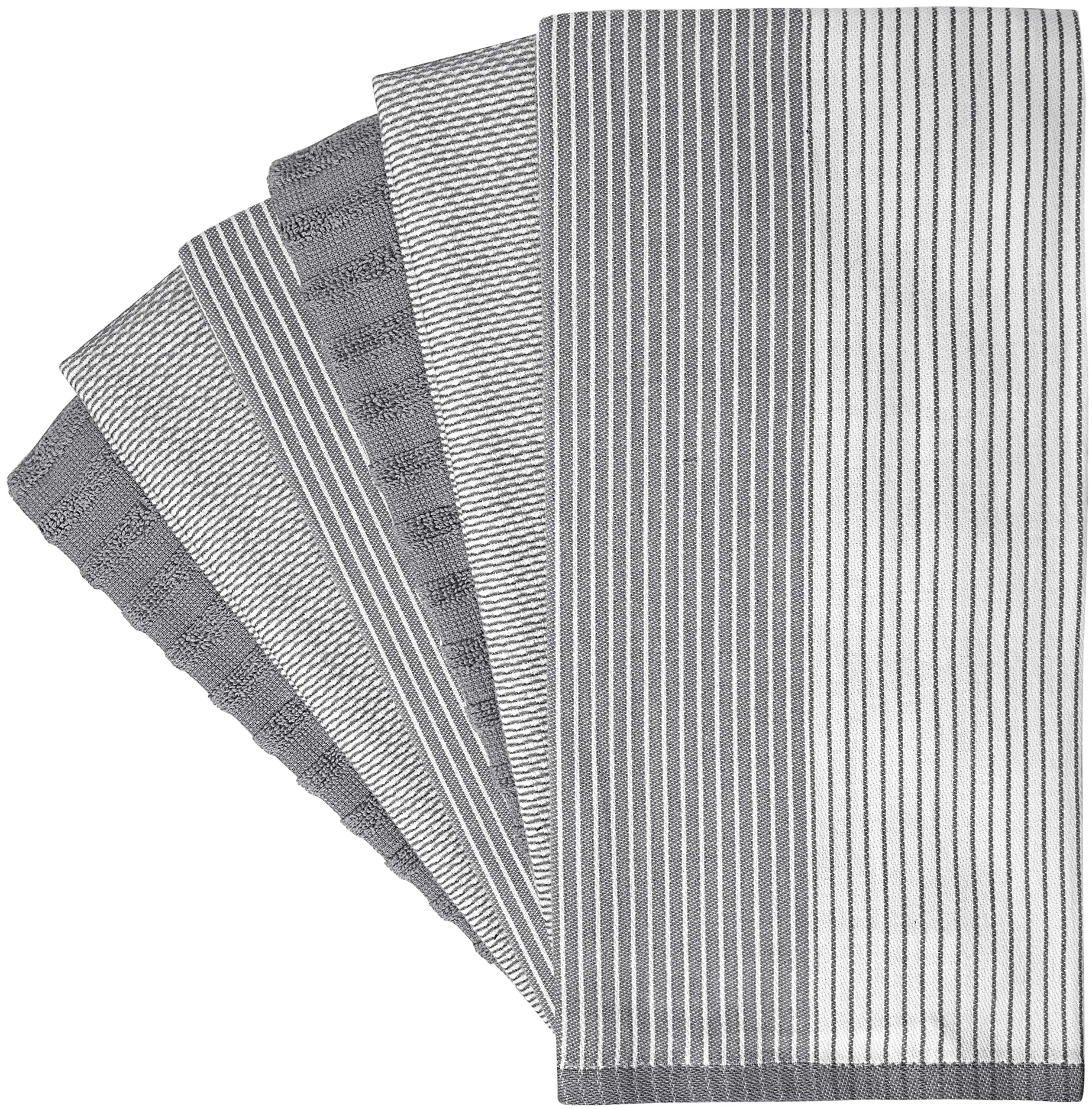 Bumble Towels 6-pack display shows varied textures for versatile kitchen tasks.
