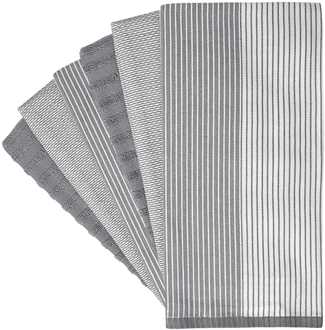 Bumble Towels 6-pack display shows varied textures for versatile kitchen tasks.